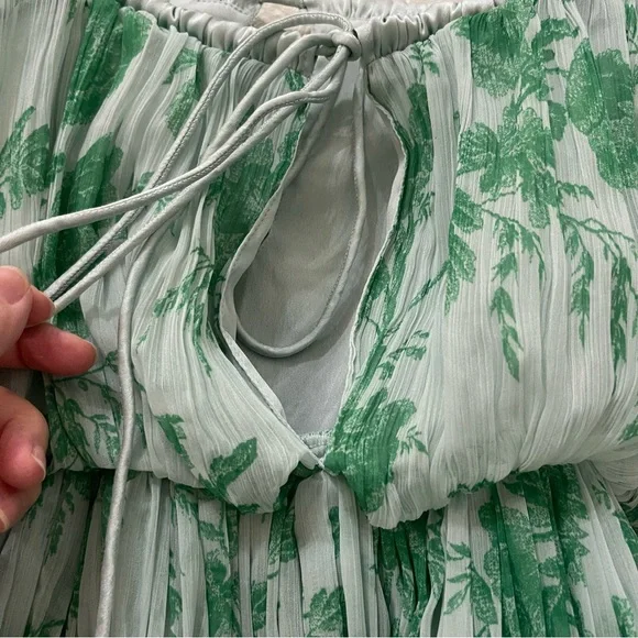 Empress Emerald Green/White Maxi dress Size 4 - Picture 9 of 9